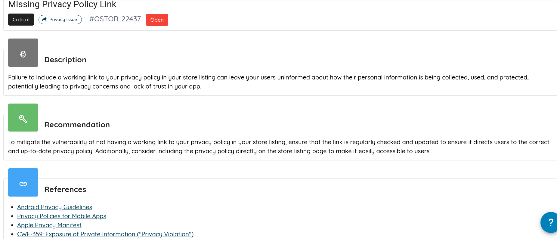 Privacy Risks