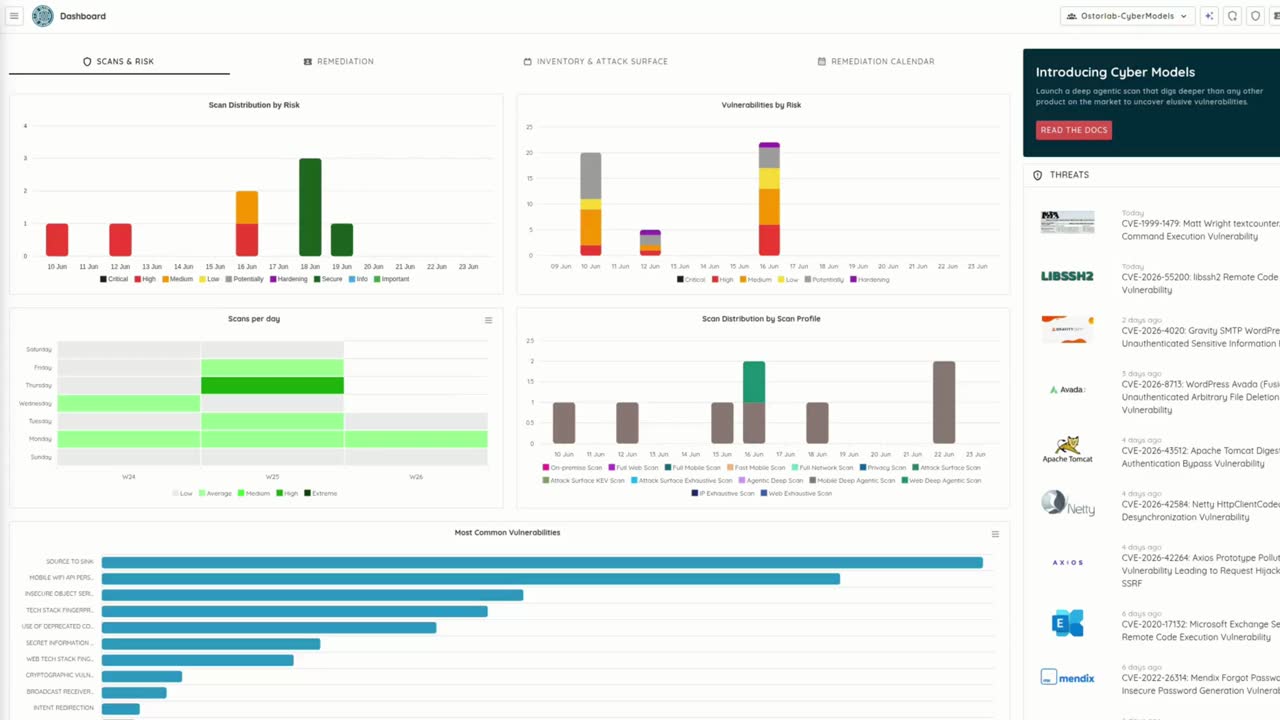 Ostorlab Mobile Shielding Scan testing app protections